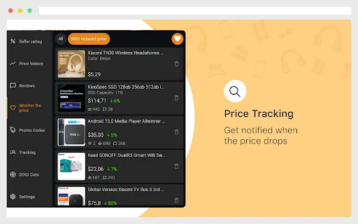 AliHelper: Pinakamahusay na Shopping Assistant para sa AliExpress - Screenshot 4