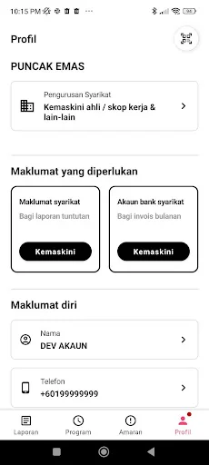 I-download ang Puncak Emas APK – Pinakamahusay na Road Maintenance Tool - Screenshot 3