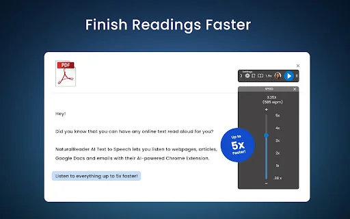 NaturalReader: AI Text to Speech – Makinig sa Text at PDF - Screenshot 5