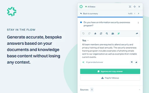 I-download ang Conveyor Extension: AI Security Questionnaire Helper - Screenshot 1