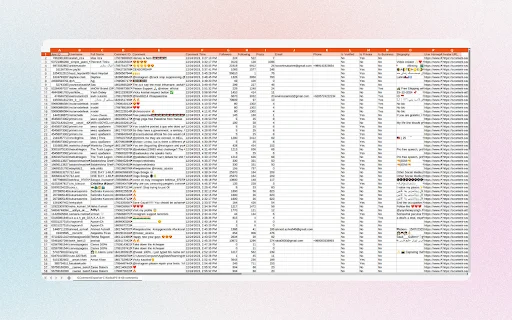 ICommentExporter – I-export ang Instagram Comments sa Excel - Screenshot 3
