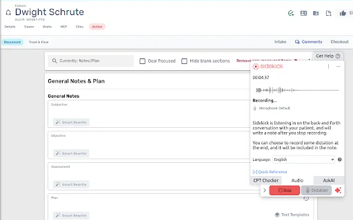 I-download ang Prompt Sidekick: AI Medical Documentation Tool - Screenshot 1