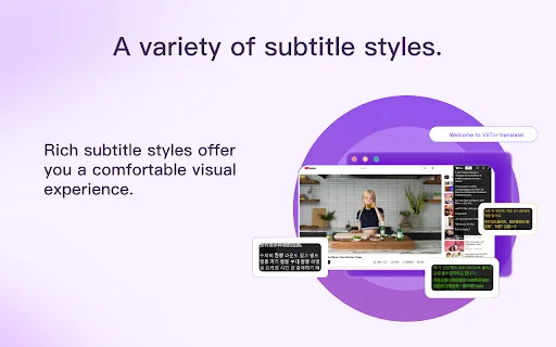 I-download ang ViiTor Translate – AI Subtitles sa Browser - Screenshot 5