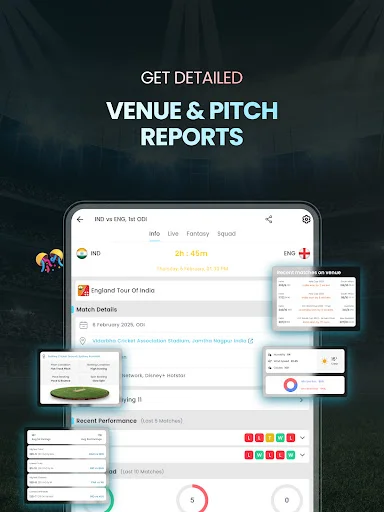I-download ang Cricket LineX: Pinakamabilis na Live Cricket Scores! - Screenshot 13