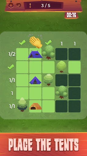 I-download ang Real Tents & Trees – Logic Puzzle Game Para sa Android - Screenshot 3