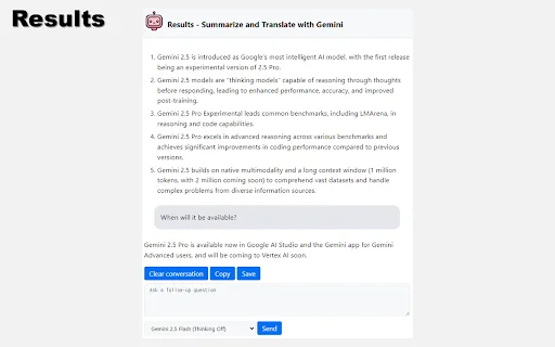 I-download ang Summarize and Translate with Gemini – AI Tool - Screenshot 4