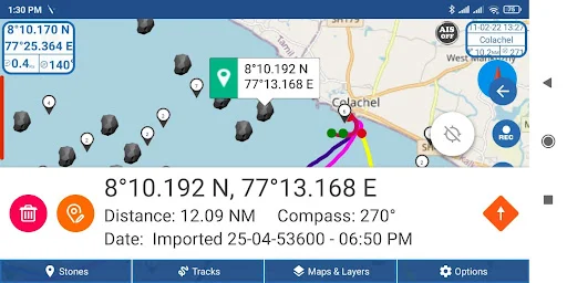 I-download ang Kadal Map: Marine Navigation App para sa Mangingisda - Screenshot 3