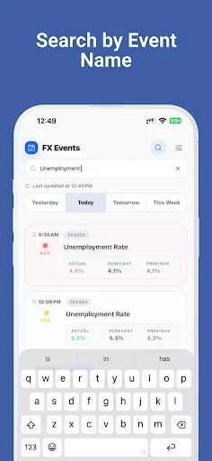 I-download ang Forex Event Calendar – Real-time Forex Updates - Screenshot 2