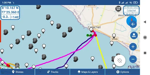 I-download ang Kadal Map: Marine Navigation App para sa Mangingisda - Screenshot 2