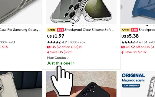 Skip AliExpress Bundle Deals – Iwasan ang “Pick 3” at Mag-shop nang Mabilis - Screenshot 1
