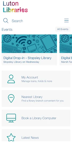 I-download ang Luton Libraries App – Pamahalaan ang Iyong Pagbabasa - Screenshot 1