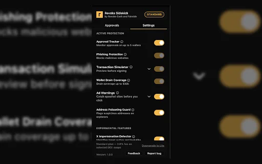 I-download ang Revoke.cash: Proteksyon sa Crypto Scam – Libre - Screenshot 2