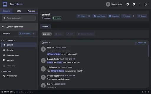 I-download ang Discrub para sa Discord – Pamahalaan ang Mensahe - Screenshot 1