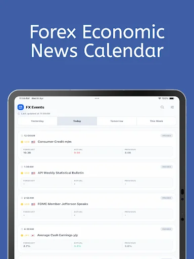 I-download ang Forex Event Calendar – Real-time Forex Updates - Screenshot 5