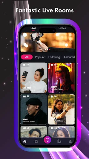 I-download ang Cele Live App – Live Broadcasting at Video Chat - Screenshot 1