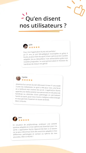 I-download ang Kunto: Nutrition Sport Adapté – Workout at Diet Plan - Screenshot 14