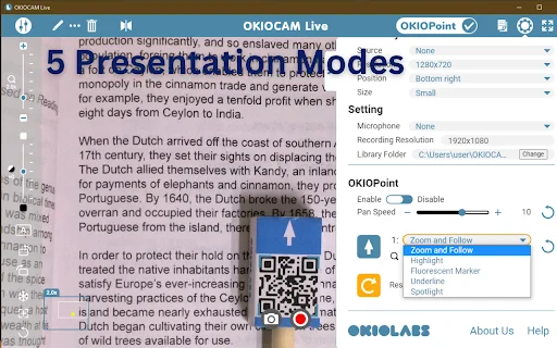 I-download ang OKIOCAM Live – Pinakamahusay na Presentation Tool - Screenshot 1