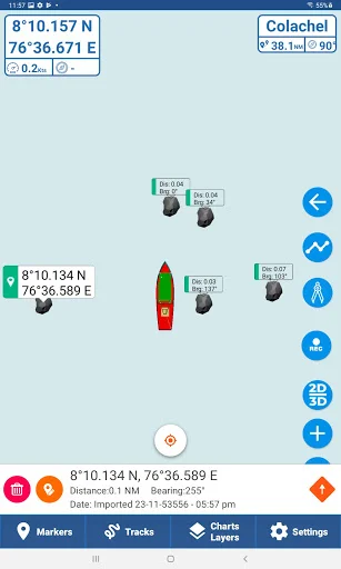 I-download ang Kadal Map: Marine Navigation App para sa Mangingisda - Screenshot 13