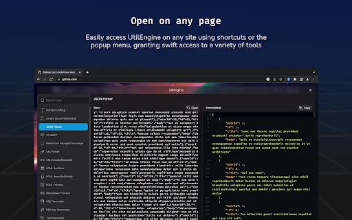 UtilEngine: Pinakamahusay na Tool para sa Productivity ng Developers - Screenshot 2