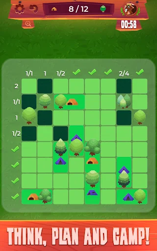 I-download ang Real Tents & Trees – Logic Puzzle Game Para sa Android - Screenshot 14