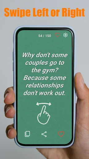 I-download ang Funny Jokes: Swipe & Laugh – Mga Nakakatawang Biro - Screenshot 2