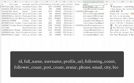 IGEmail: Pinakamabilis na Instagram Email Scraper at Extractor - Screenshot 4