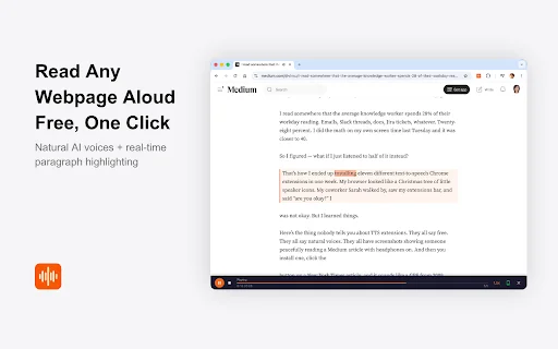 CastReader: Libreng Read Aloud para sa Kindle at PDF – I-download - Screenshot 1