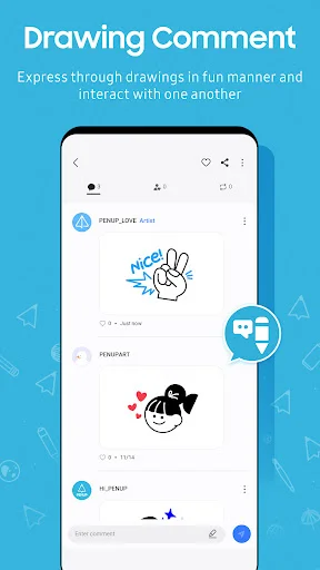 I-download ang PENUP Pinakabagong Bersyon – Drawing App Libre - Screenshot 8