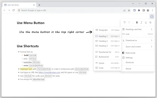 Notes – Quick Tab Notepad: Pinakamabilis na Notepad Extension - Screenshot 3