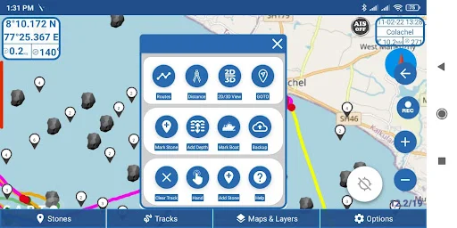 I-download ang Kadal Map: Marine Navigation App para sa Mangingisda - Screenshot 6