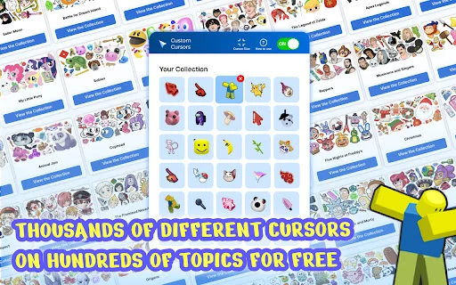 I-download ang Custom Cursor Changer para sa Chrome – Libreng Sets - Screenshot 1