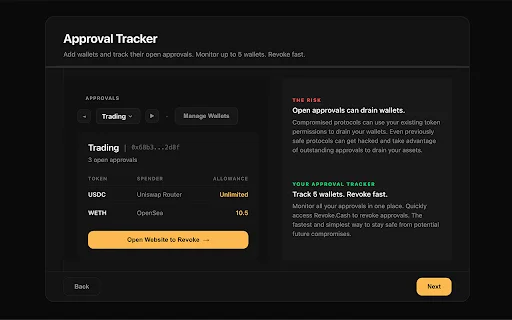 I-download ang Revoke.cash: Proteksyon sa Crypto Scam – Libre - Screenshot 3