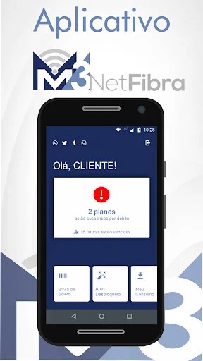 I-download ang M3 NET FIBRA App – Pamahalaan ang Iyong Fiber Connection - Screenshot 1