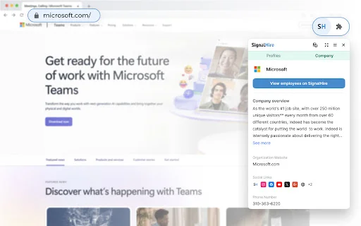 SignalHire: Hanapin ang Email at Numero ng Telepono nang Mabilis - Screenshot 4