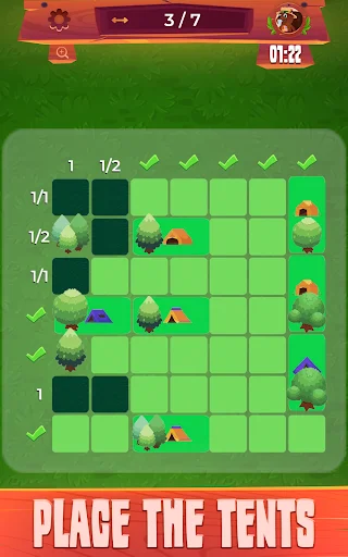 I-download ang Real Tents & Trees – Logic Puzzle Game Para sa Android - Screenshot 11