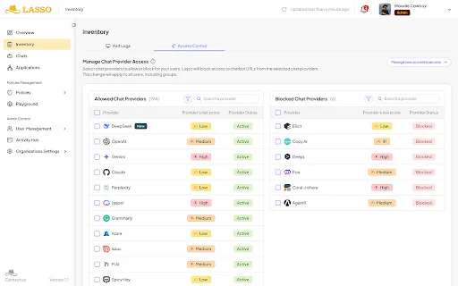Lasso for GenAI Chatbots – Proteksyon sa Data at Privacy - Screenshot 3