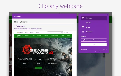 I-download ang OneNote Web Clipper – I-save ang Web Pages nang Libre - Screenshot 5