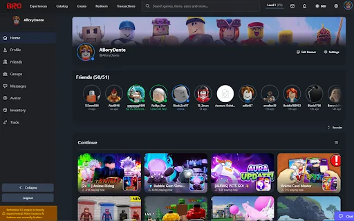 BetterBLOX Extension: I-download ang Pinakamahusay na Roblox Tool - Screenshot 5