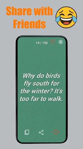 I-download ang Funny Jokes: Swipe & Laugh – Mga Nakakatawang Biro - Screenshot 4