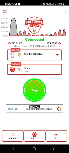 I-download ang Fat Tunnel Lite – Mabilis at Ligtas na VPN App - Screenshot 1