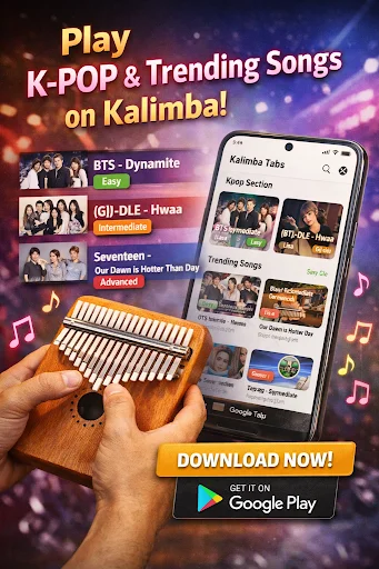 I-download ang Kalimba Tabs – Matuto ng Kalimba Chords at Notes - Screenshot 4