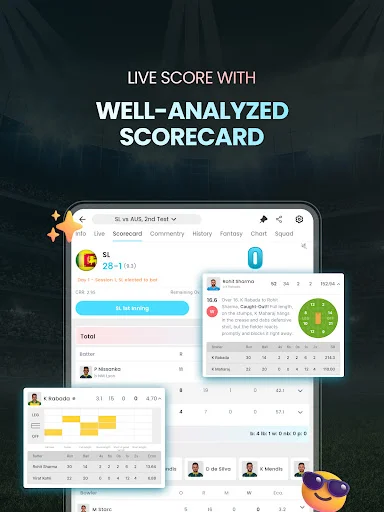 I-download ang Cricket LineX: Pinakamabilis na Live Cricket Scores! - Screenshot 12