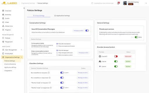 Lasso for GenAI Chatbots – Proteksyon sa Data at Privacy - Screenshot 4