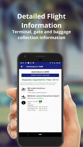 I-download ang Detroit Metro Airport Flights – Real-time na Update - Screenshot 3