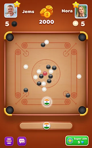 I-download ang Carrom Cricket: Disc Pool Game – Pinakamahusay na Laro - Screenshot 8