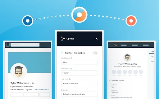 LinkedHub: Pinakamahusay na LinkedIn sa HubSpot CRM Integration - Screenshot 4