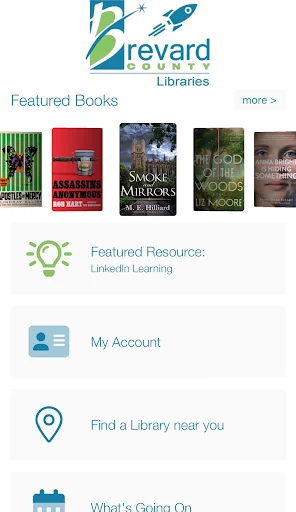 I-download ang Brevard County Library-BCL Go: Pamahalaan ang Iyong Pagbabasa - Screenshot 1