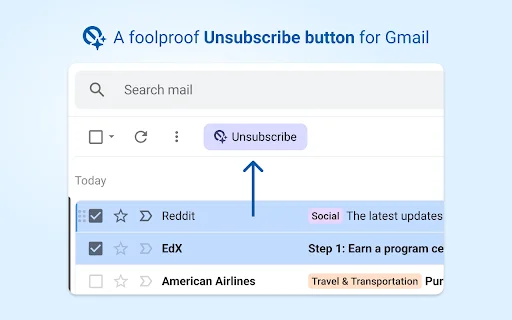 Gmail Unsubscribe: Linisin ang Inbox at Mag-unsubscribe nang Bulk - Screenshot 2