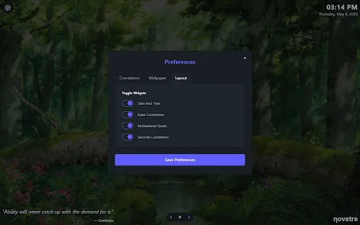 Exam Countdown – I-download ang Pinakamahusay na Exam Tracker Extension - Screenshot 1