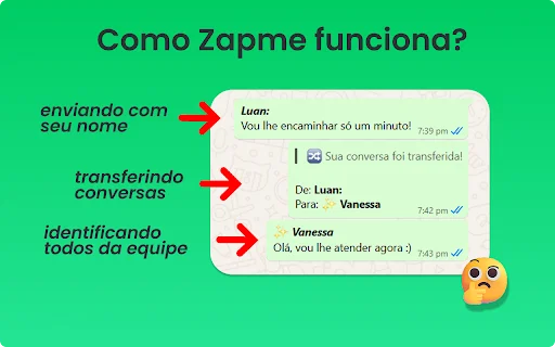 Zapme para WhatsApp Web: Pinakamahusay na Tool sa Customer Service - Screenshot 1